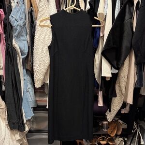 Banana Republic Classic Black Midi Dress
